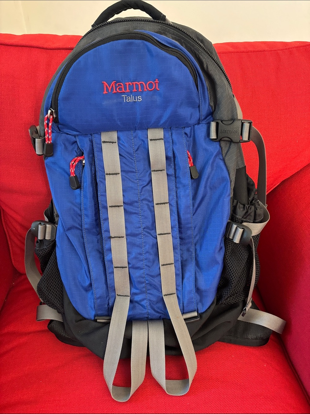 Marmot Blue and Gray Talus Men's Hiking Backpack